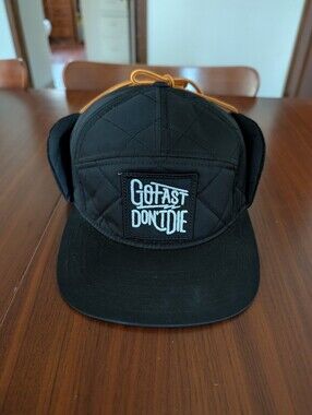 Go Fast Don't Die The Original Boonie Brappy Camper Cap Hat Black